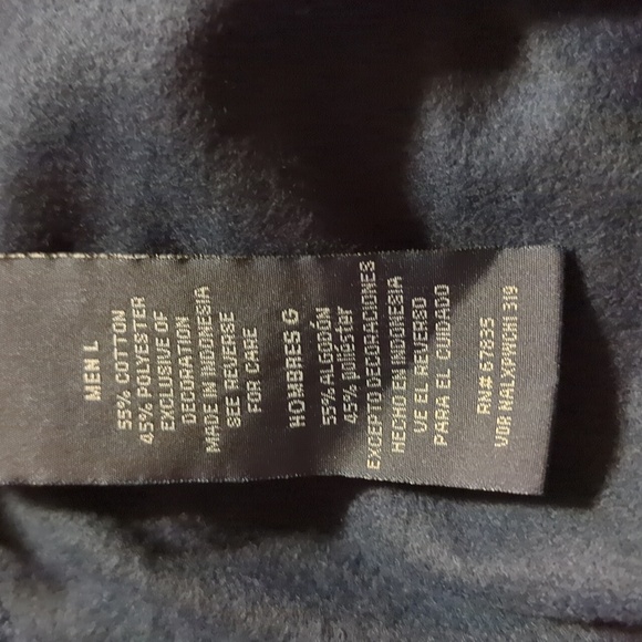 Nautica 3/4 Zip Navy Stripe Long Sleeve Sweater Size L NWT MSRP $79.50 - Picture 5 of 5